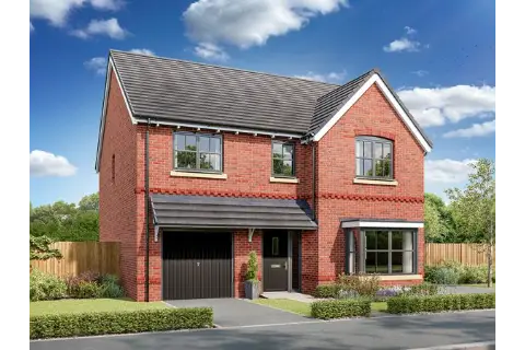 Modern new houses in Taunton, undefined