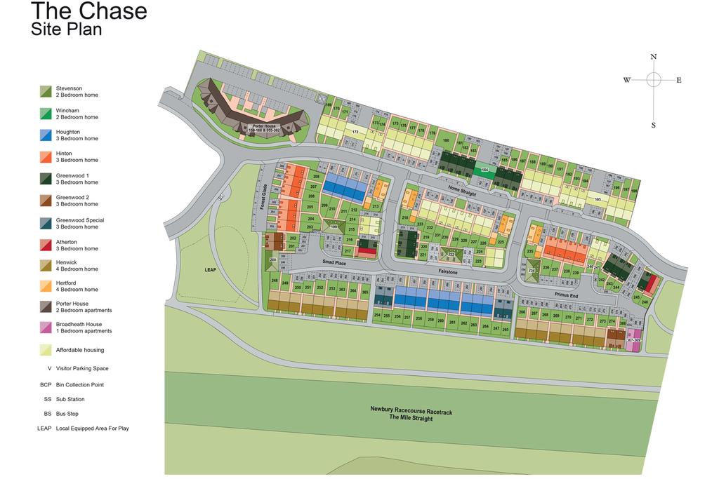 The Chase Newbury Racecourse New Development by David Wilson Homes