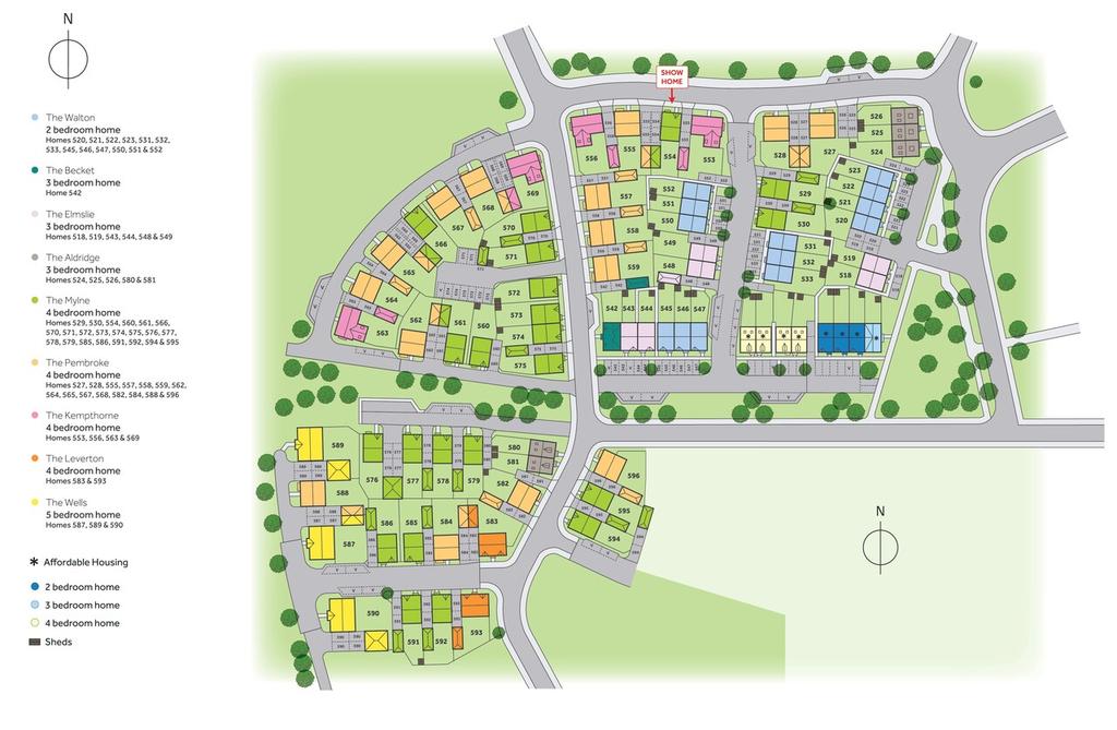 Langley Mead at Shinfield Meadows New Development by Linden Homes