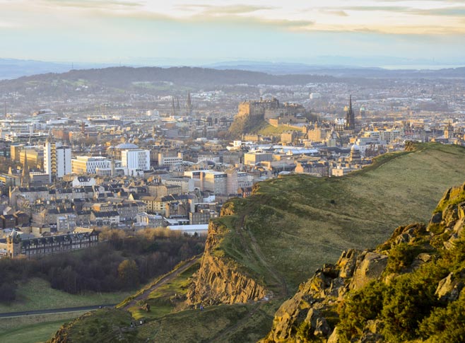 View of Edinburgh from Arthur's Seat