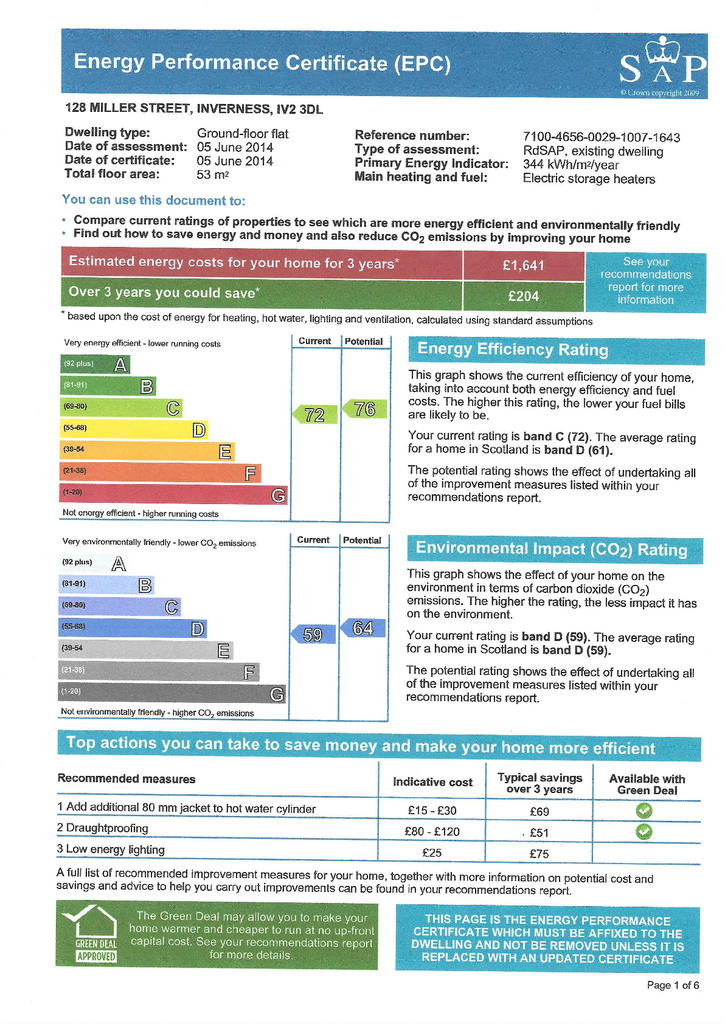 EPC Certificate