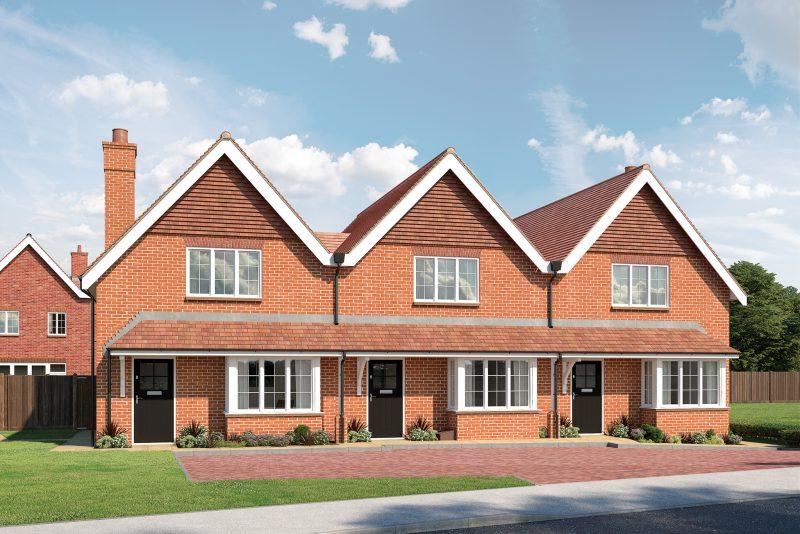 The Snowdon terraced homes at Earls Grove