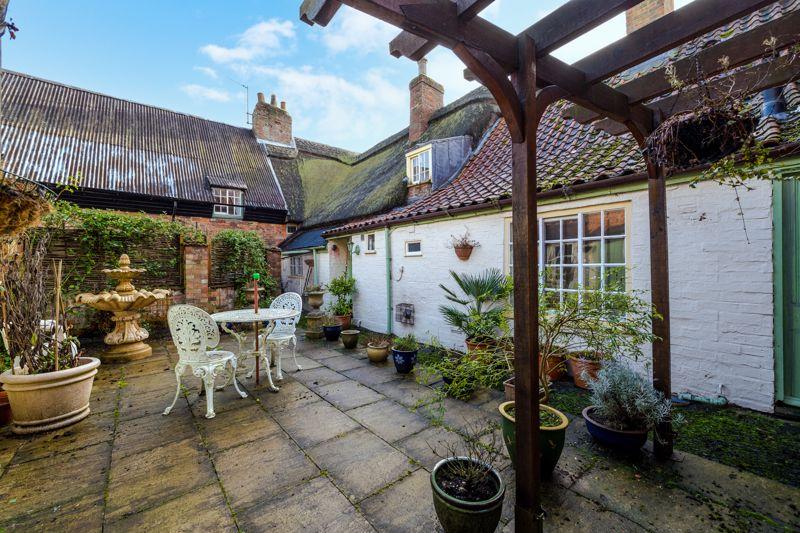 Rear courtyard...
