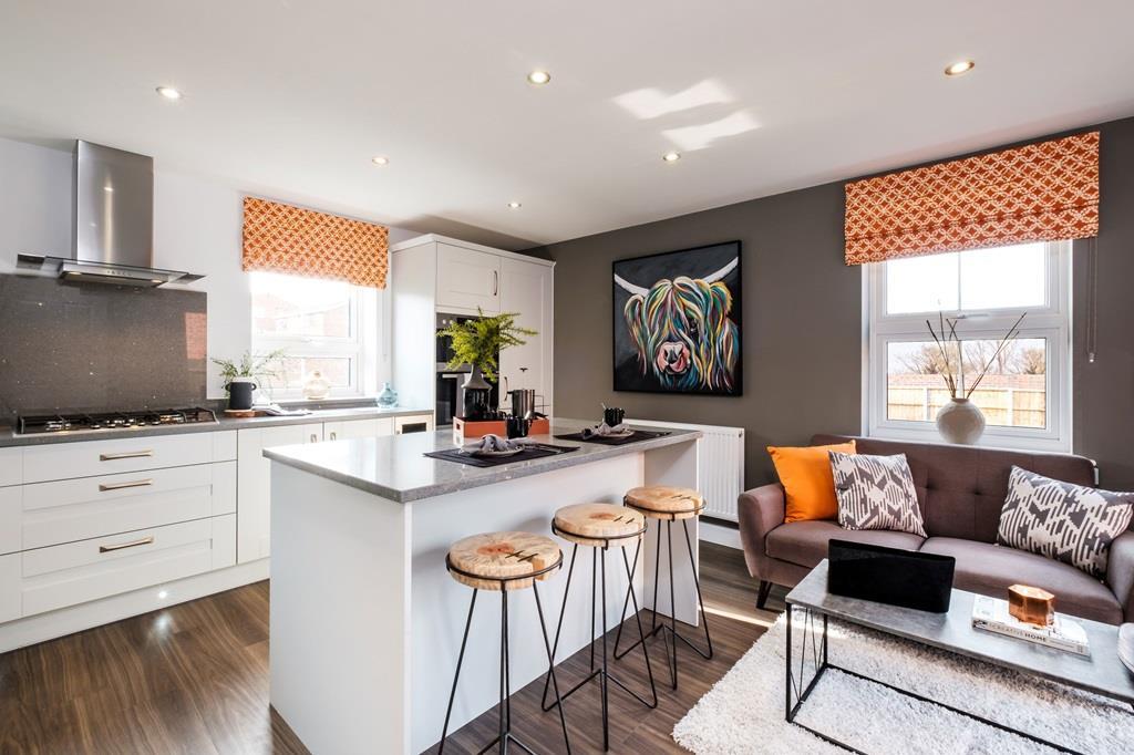 Inside view of our 4 bed Alderney kitchen