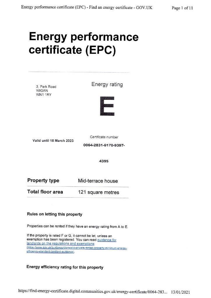 EPC Certificate