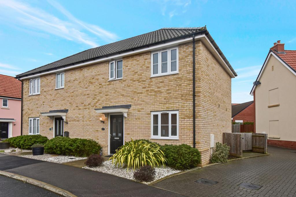 Alder Way, Sudbury, CO10 1BH 2 bed semidetached house £250,000