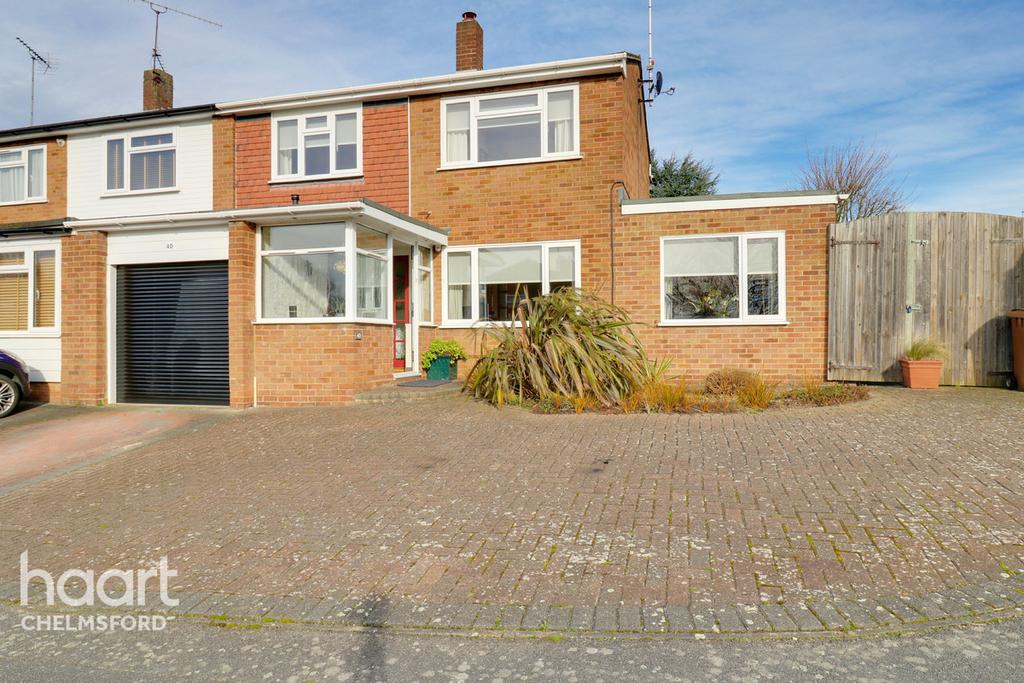Hill View Road, Chelmsford 3 bed semidetached house £450,000