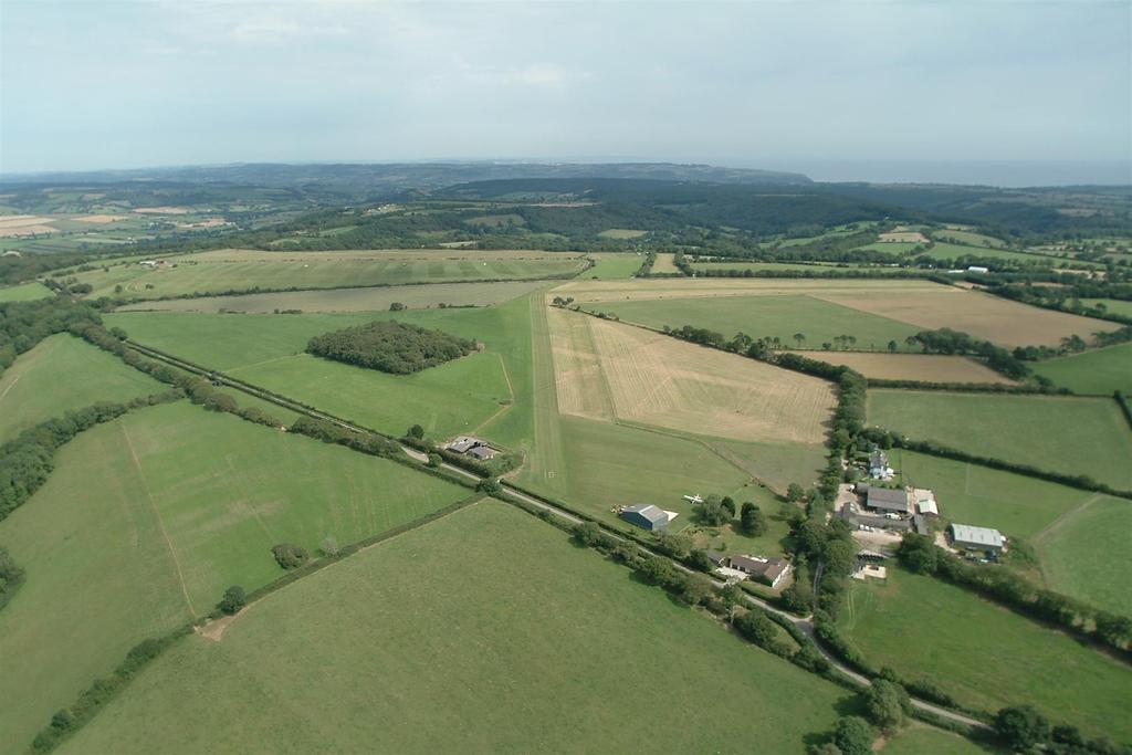 Aerial looking towards the east
