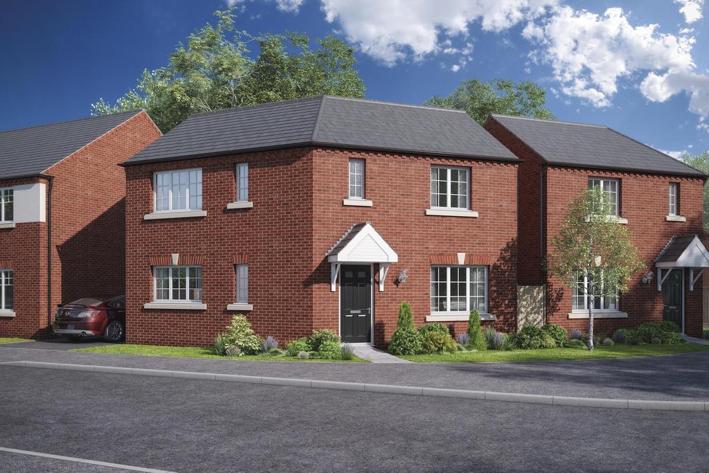 Plot 316, The Elder at Houlton Meadows, Crick Road, Hillmorton, Rugby CV23 3 bed detached house