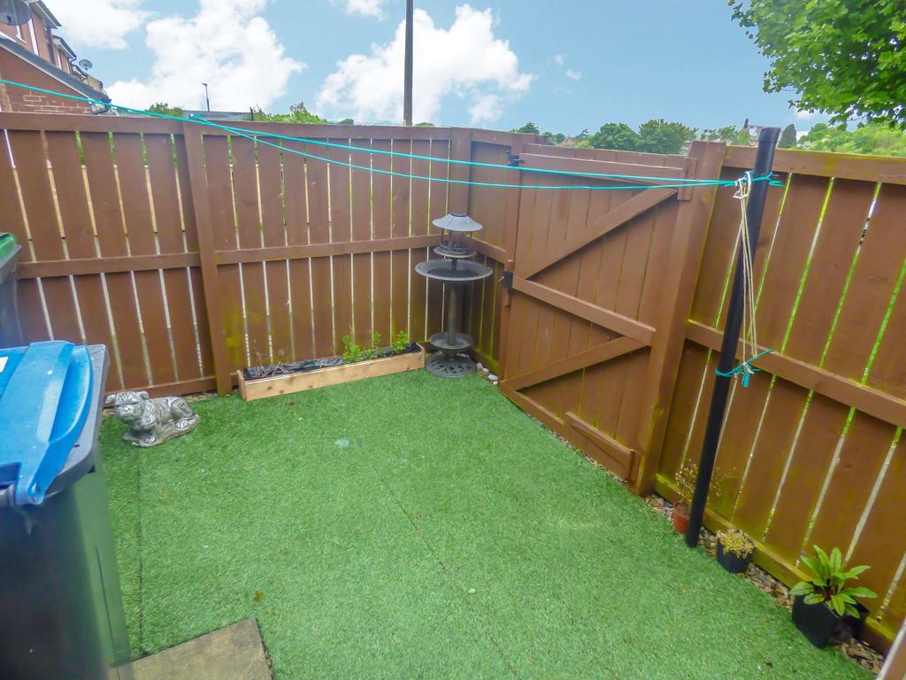 Rear yard.