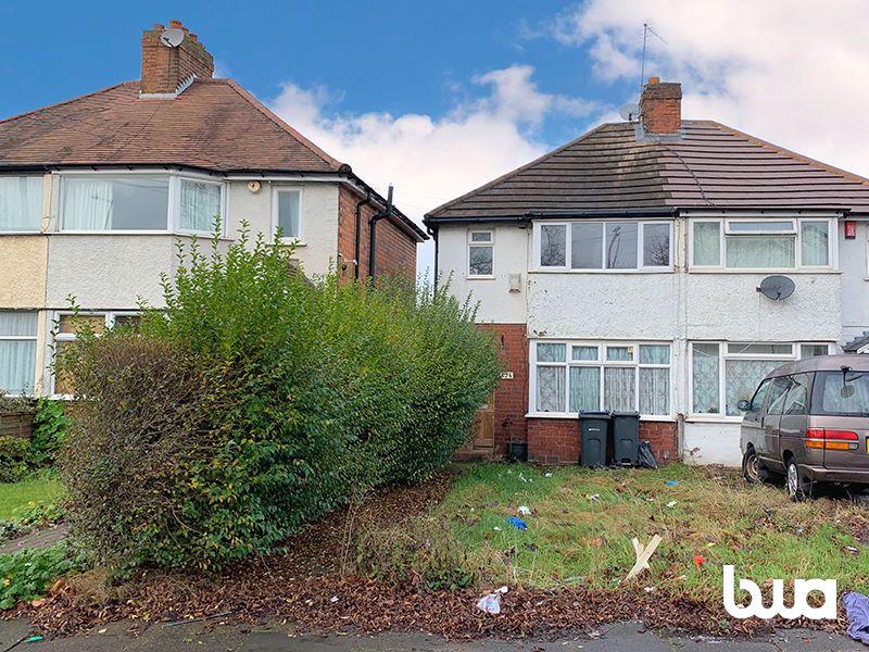 Stockfield Road, Acocks Green, Birmingham, B27 6AU 3 bed semidetached