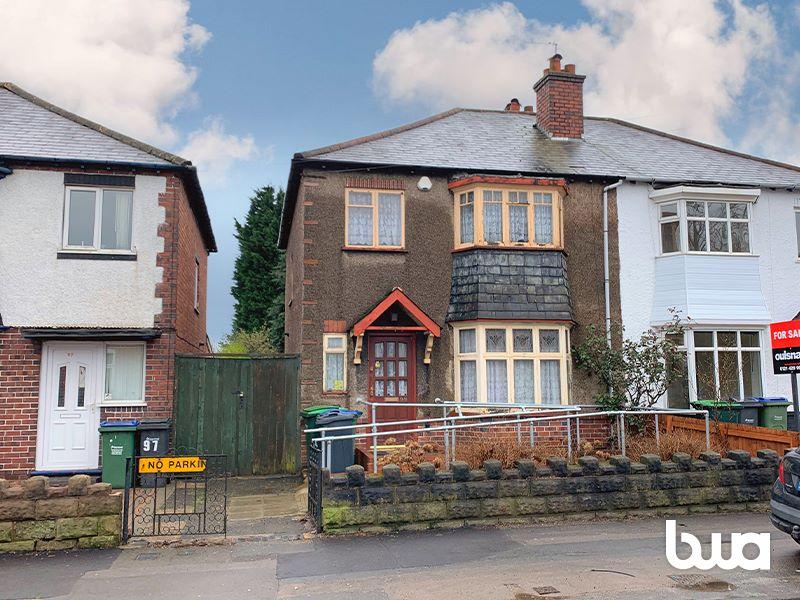 Holly Lane, Smethwick, B67 7LB 3 bed semidetached house £75,000