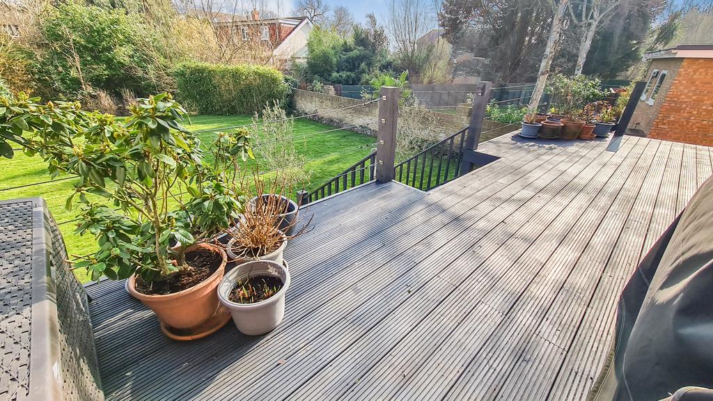 Decked terrace