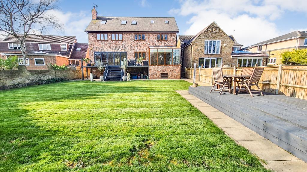 Rear of property