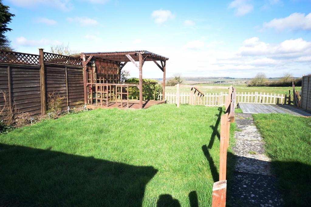 Rear Garden and view