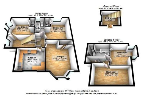 Flat 2, 6 Harvey Road, Bournemouth, BH5 2AE