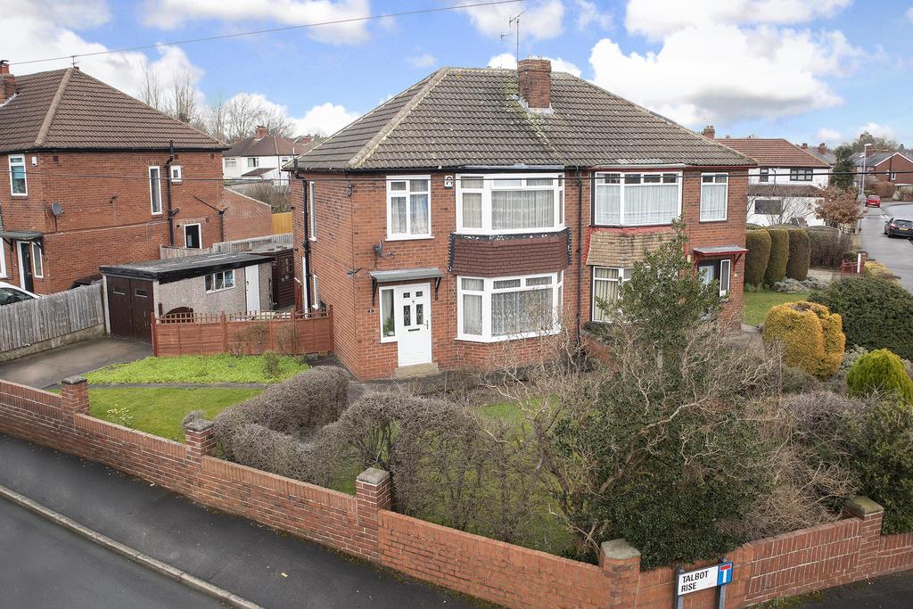 Talbot Rise, Moortown, Leeds, LS17 6SD 3 bed semi-detached house - £270,000