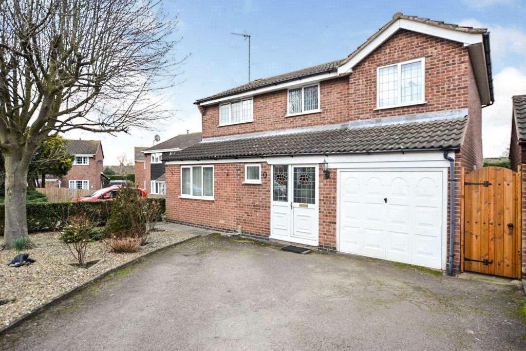 Ludlow Close, Oadby, Leicester 4 bed detached house - £395,000