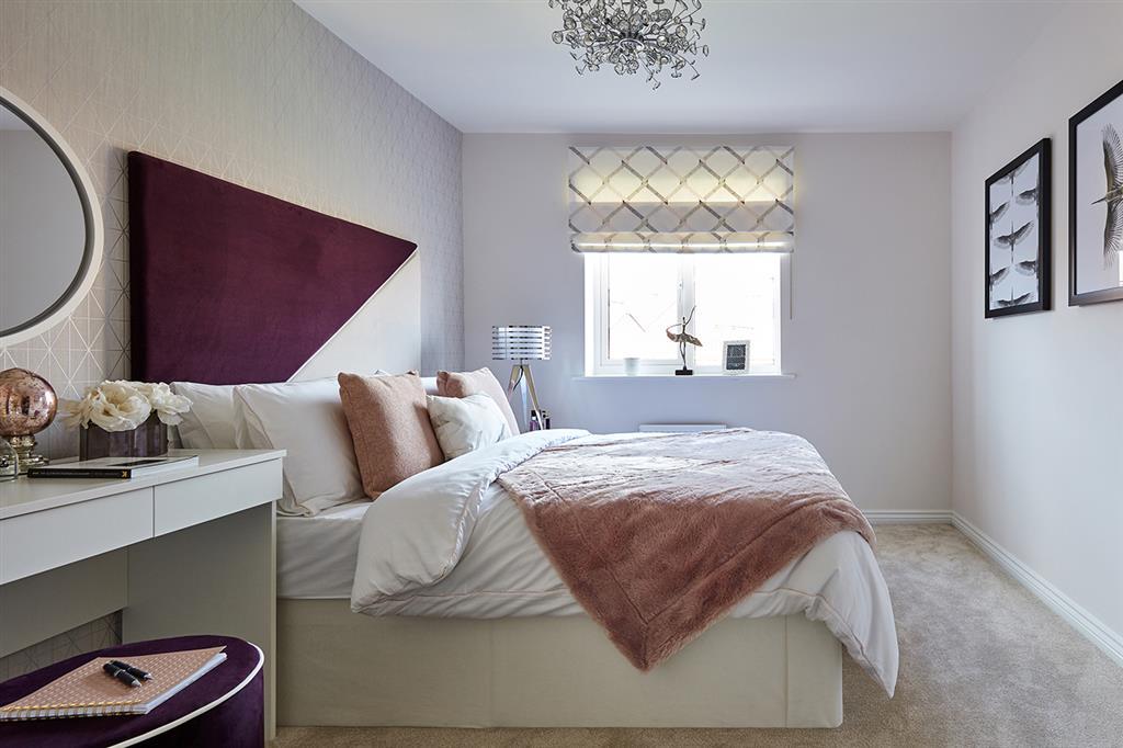 Typical Taylor Wimpey bedroom