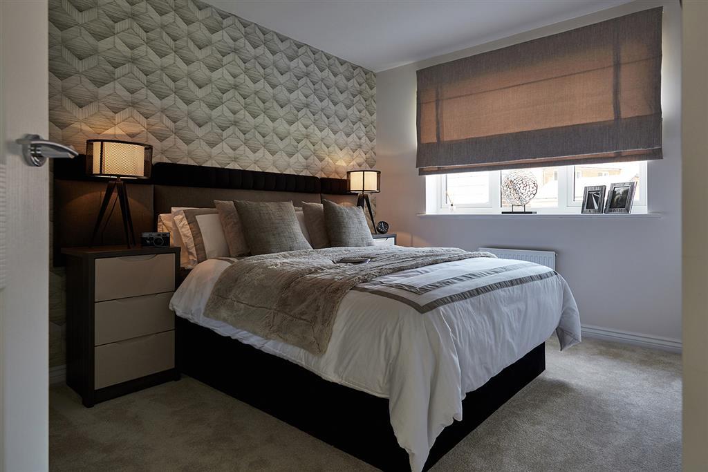 Typical Taylor Wimpey bedroom