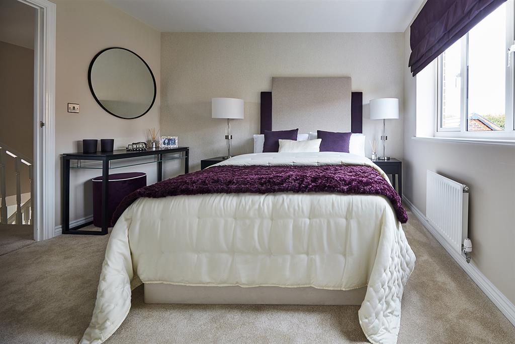 Typical Taylor Wimpey bedroom