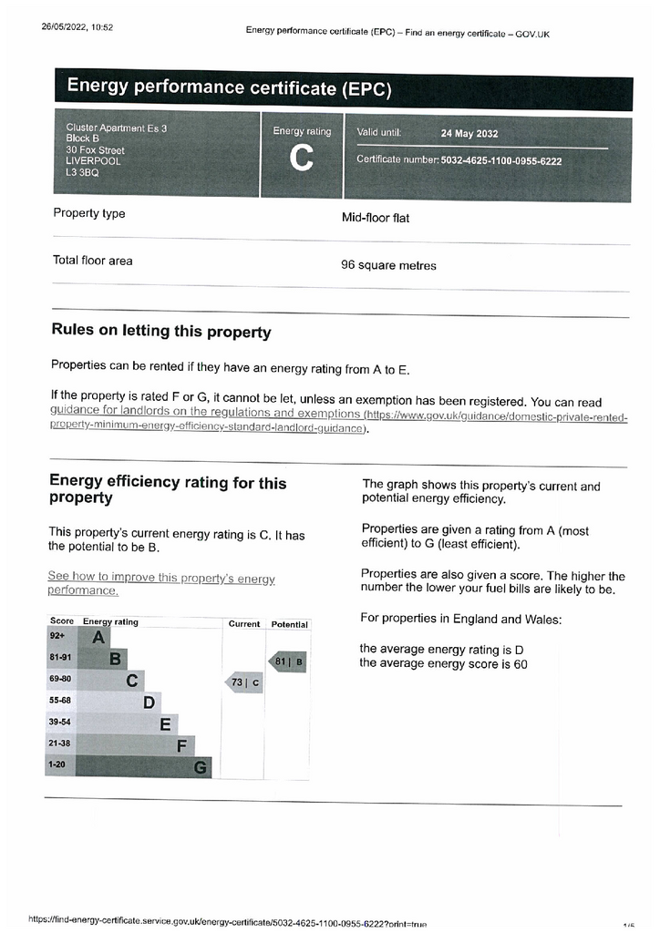 EPC Certificate