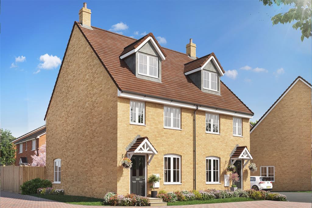 The Braxton Plot 121 at Orchard... 3 bed semidetached house £370,000