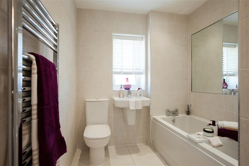 Actual Evesham show home at Clover View