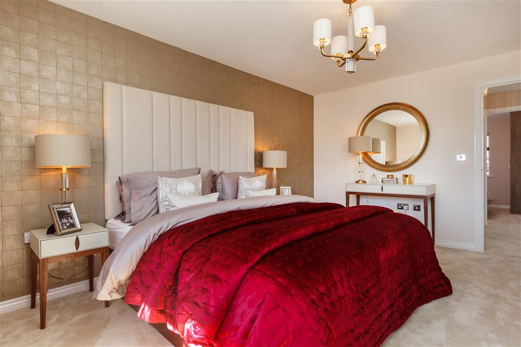 Actual Evesham show home at Clover View
