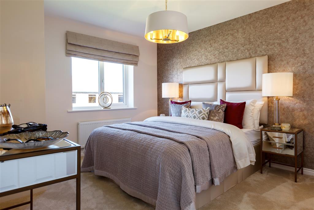 Actual Evesham show home at Clover View