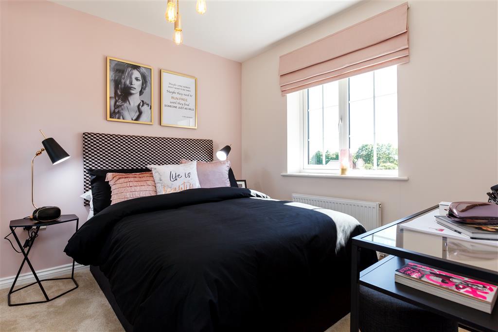 Actual Evesham show home at Clover View