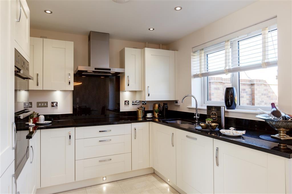 Actual Evesham show home at Clover View