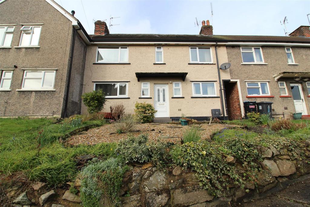 Glanrafon, Rhosllanerchrugog, Wrexham 3 bed terraced house £115,000