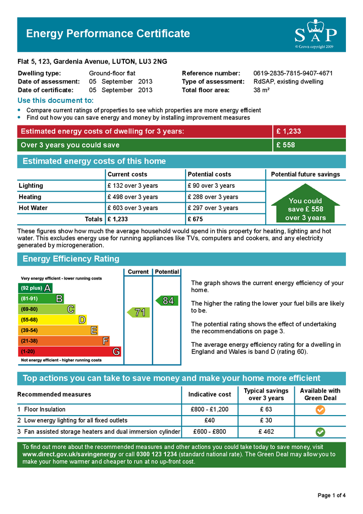 EPC Certificate