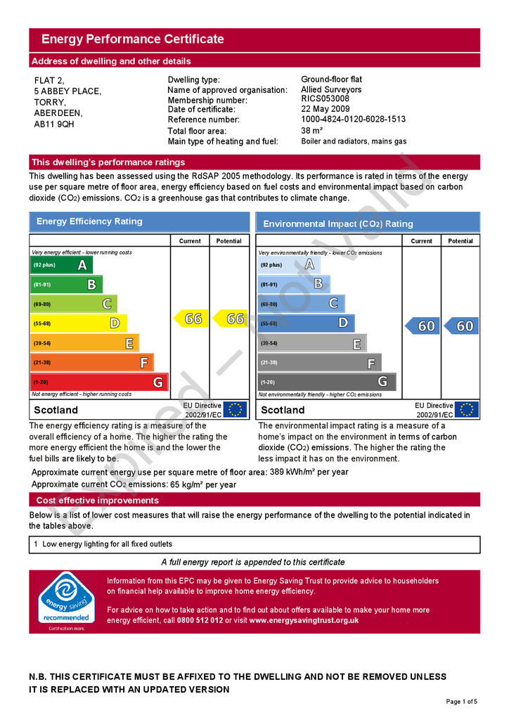 EPC Certificate