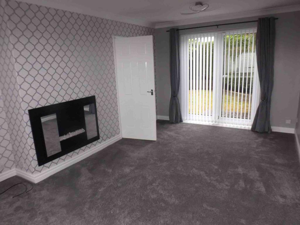 Image of living room with glass door