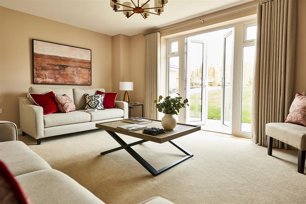 Large, open plan lounge