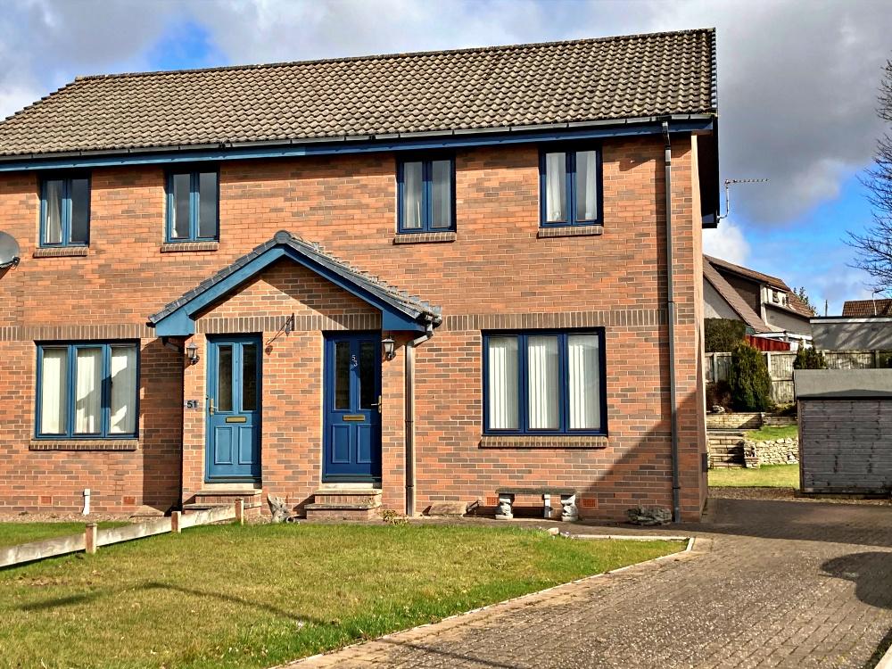 53 Trinity Park, Duns TD11 3HN 3 bed semidetached house £155,000