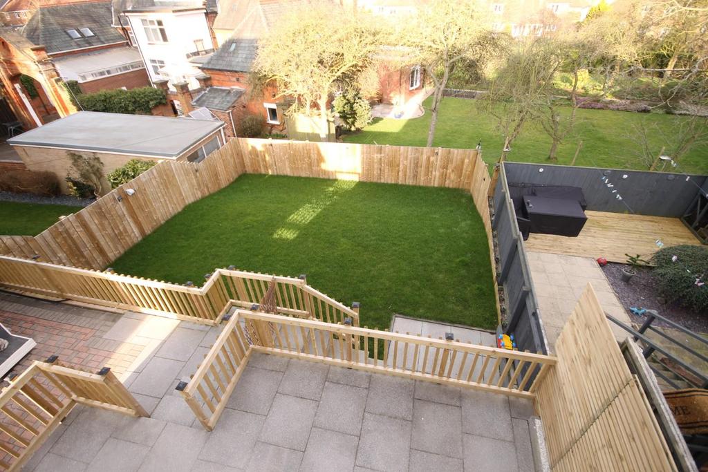 Down view of garden from bed 2