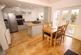 Open plan kitchen diner