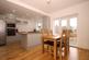 Open plan kitchen diner