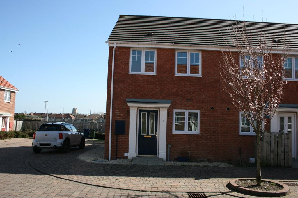 Neston Court, Kenton, Newcastle Upon... 3 bed end of terrace house £