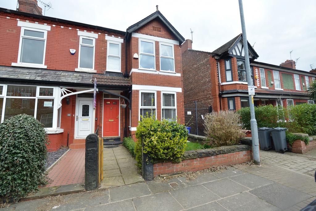 Grange Road Chorlton Manchester M21 4 bed end of terrace house - £465,000