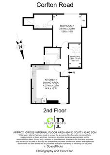 Flat 5, 4 Corfton Road, London, W5 2HS