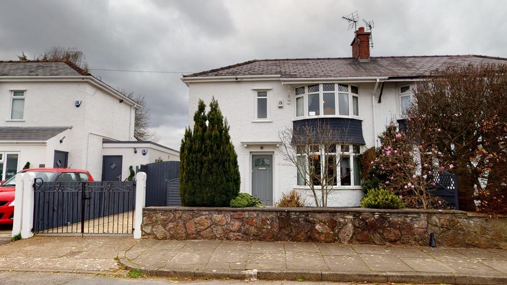 Woodland Road, Whitchurch, Cardiff, CF14 3 bed semidetached house £