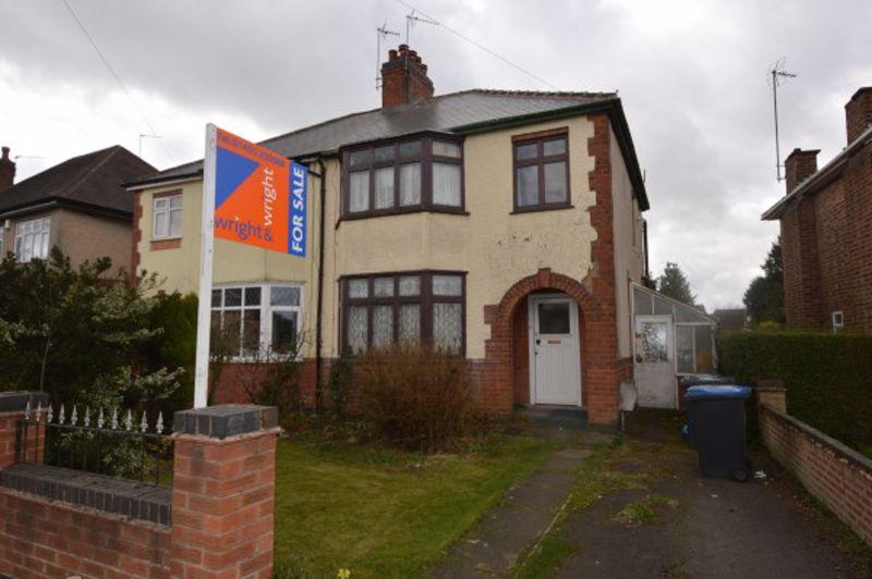 Wykin Road, Hinckley 3 bed semidetached house £160,000
