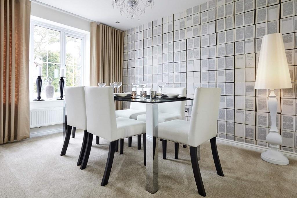A third reception room could be used as a dining room or an office