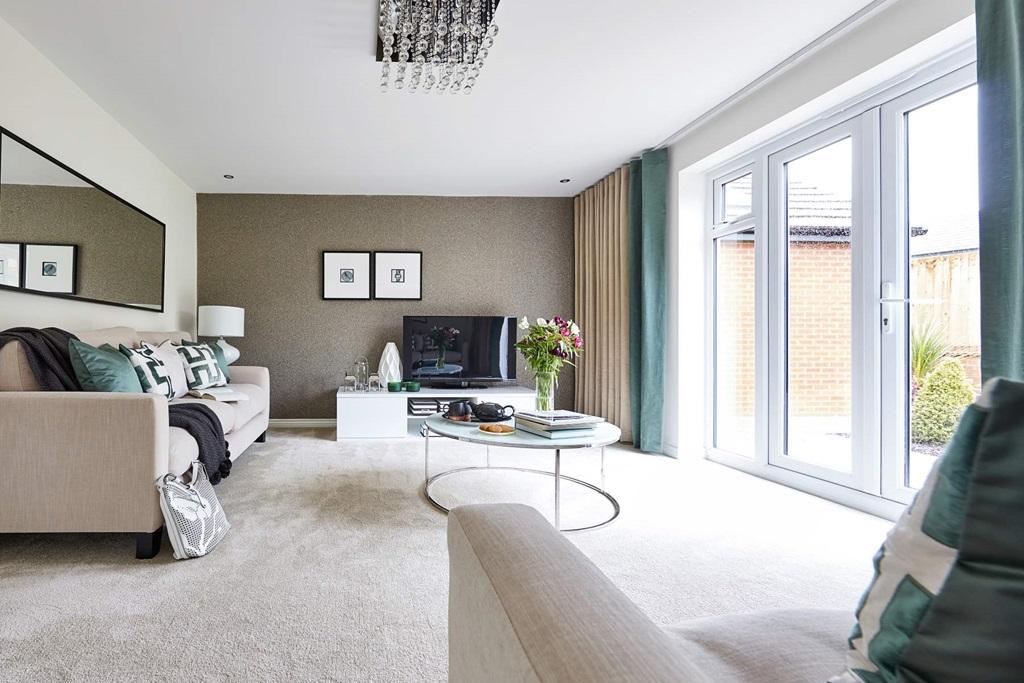 While a separate lounge offers space to unwind at the end of the day