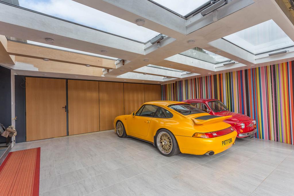 Car port with vented rooflights