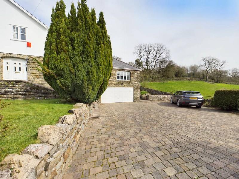 Driveway and entrance